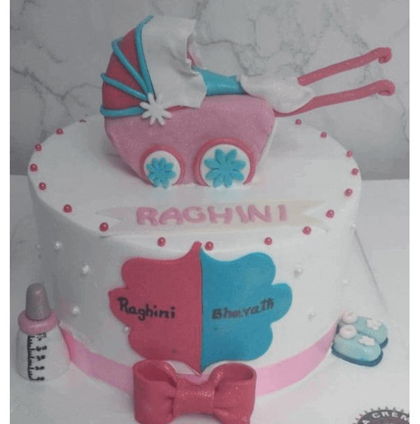 Lacreme Bakery Cafe - Baby Shower Cake